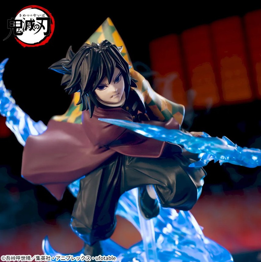 [Demon Slayer] Cross Link Figure Set – Tanjiro, Giyu & Akaza Battle Scene (3PCS SEGA Official)