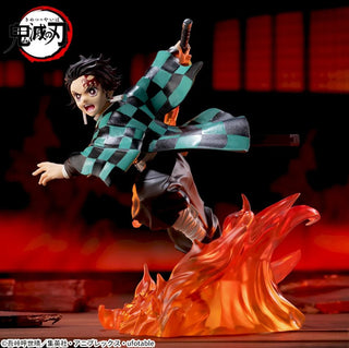 [Demon Slayer] Cross Link Figure Set – Tanjiro, Giyu & Akaza Battle Scene (3PCS SEGA Official)