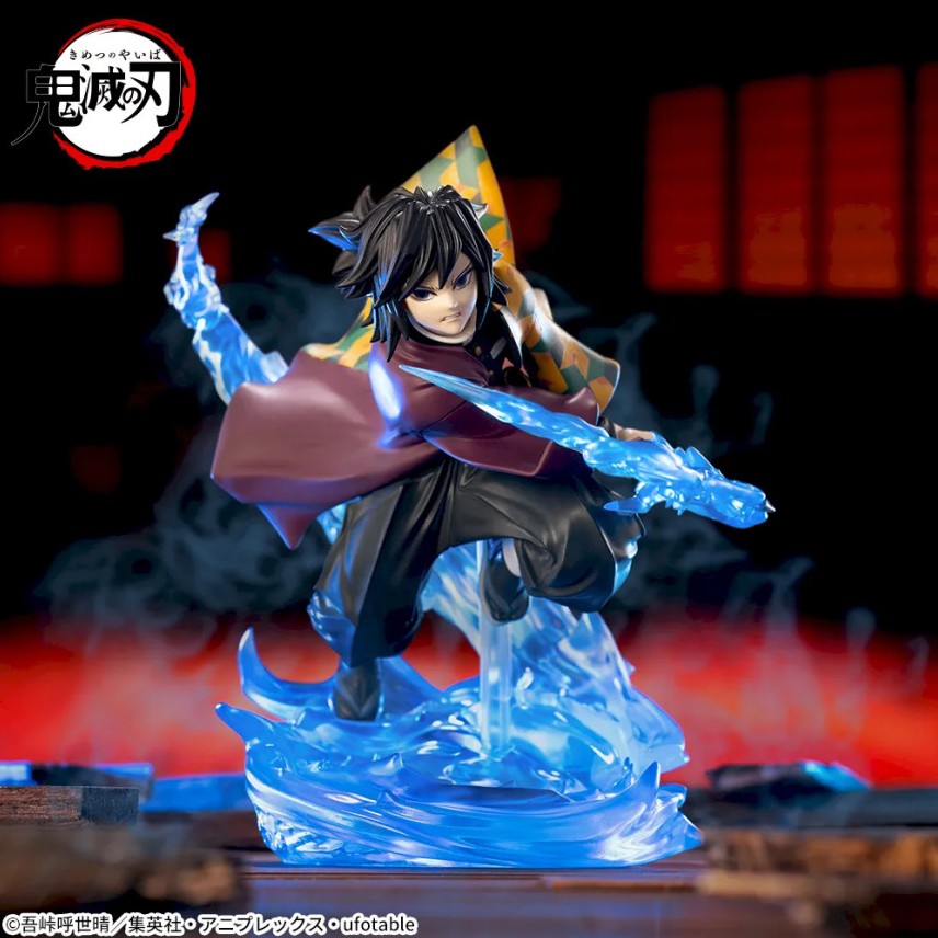 [Demon Slayer] Cross Link Figure Set – Tanjiro, Giyu & Akaza Battle Scene (3PCS SEGA Official)