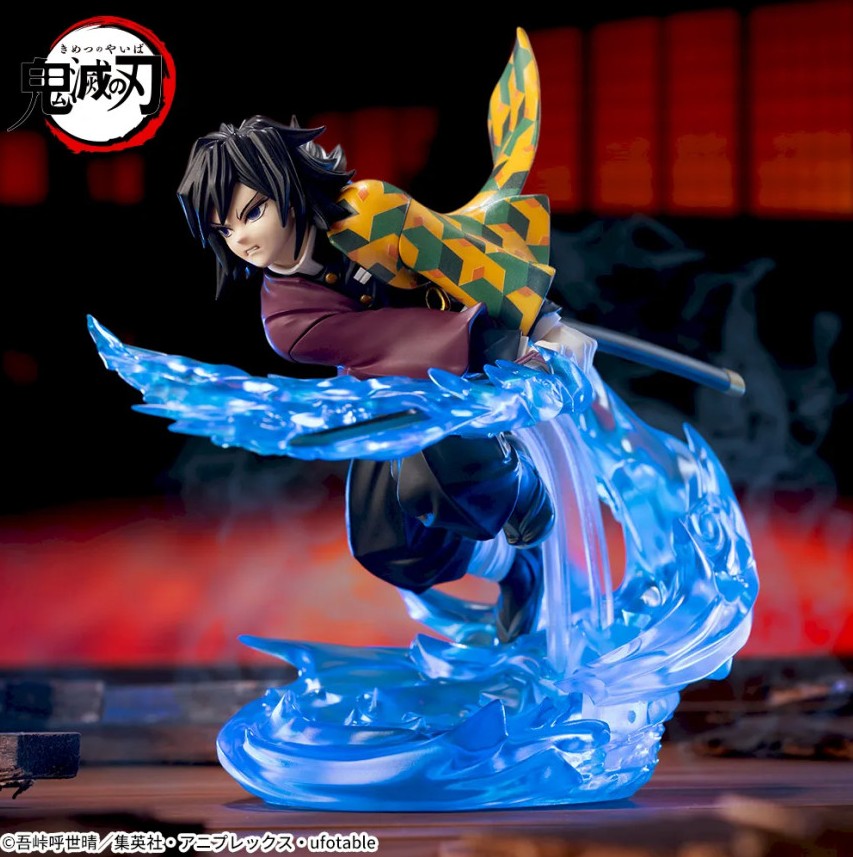 [Demon Slayer] Cross Link Figure Set – Tanjiro, Giyu & Akaza Battle Scene (3PCS SEGA Official)